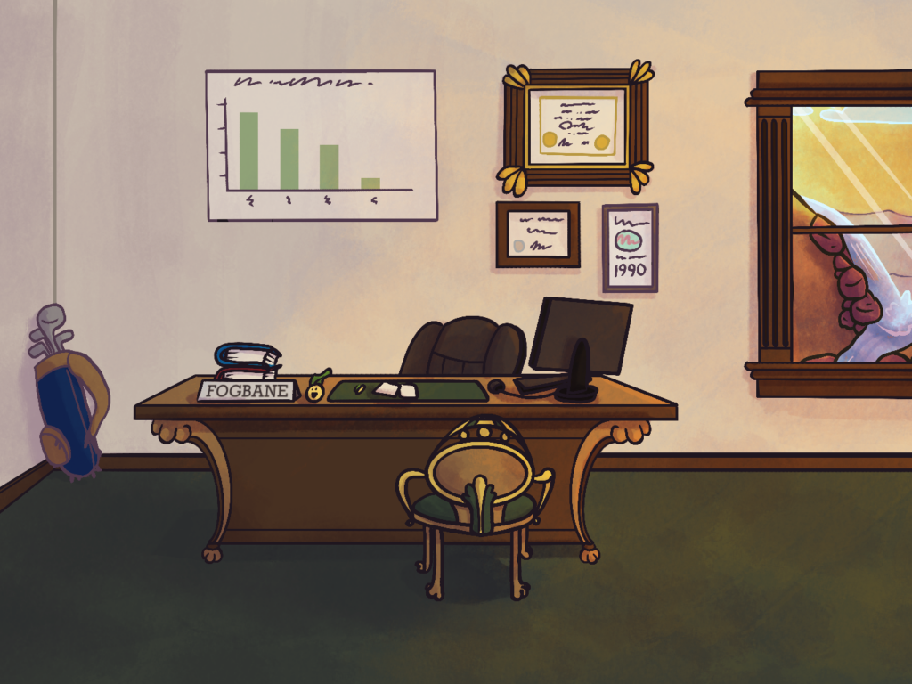 The KelpCo CEO’s office.