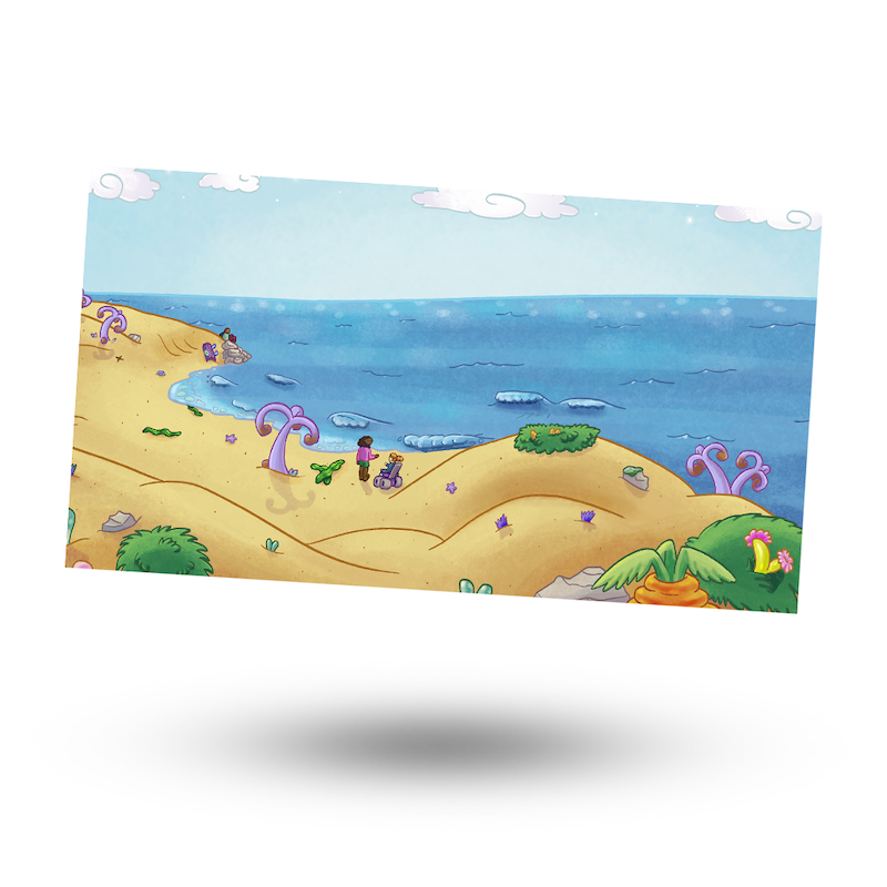 The Beach postcard!