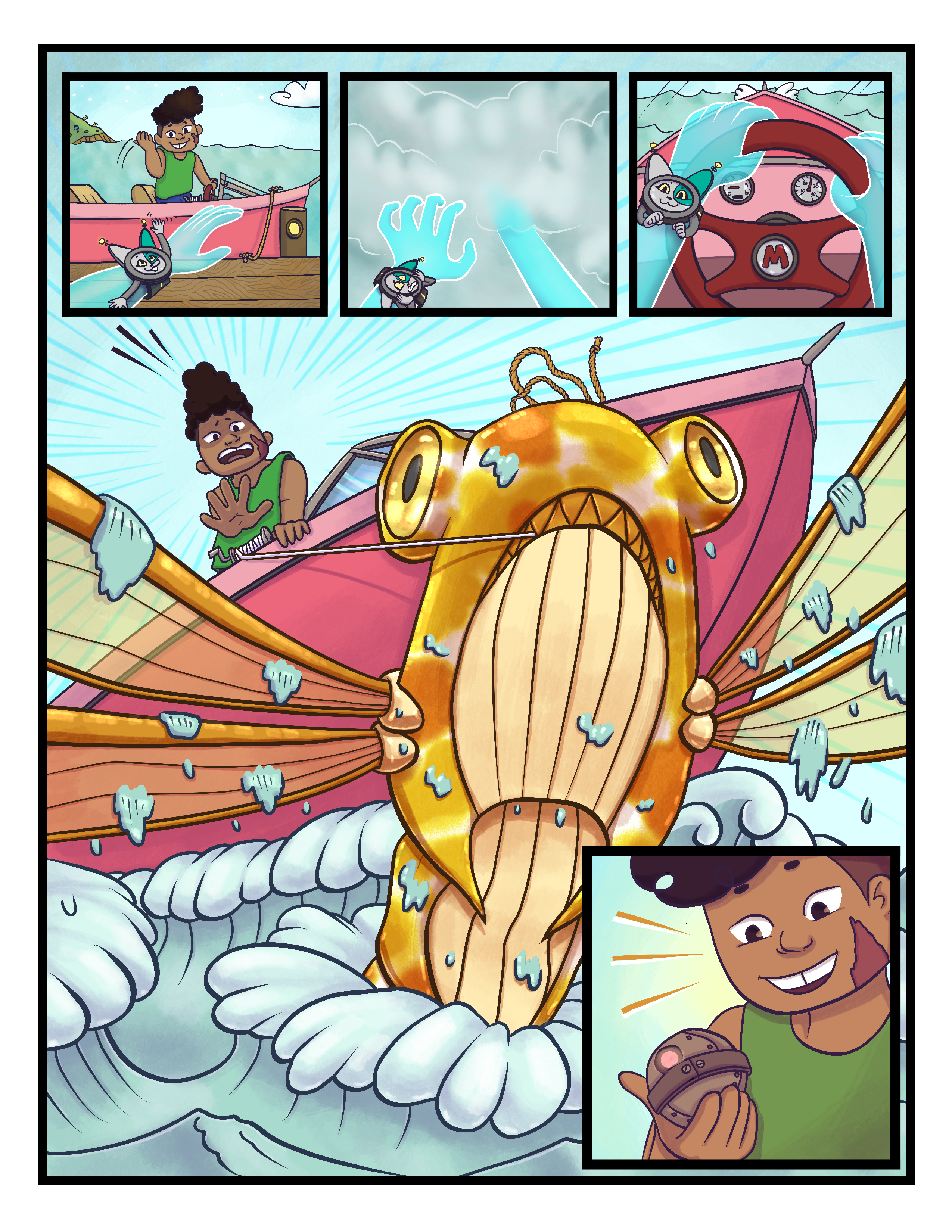 The drive success version of the Docks comic page!