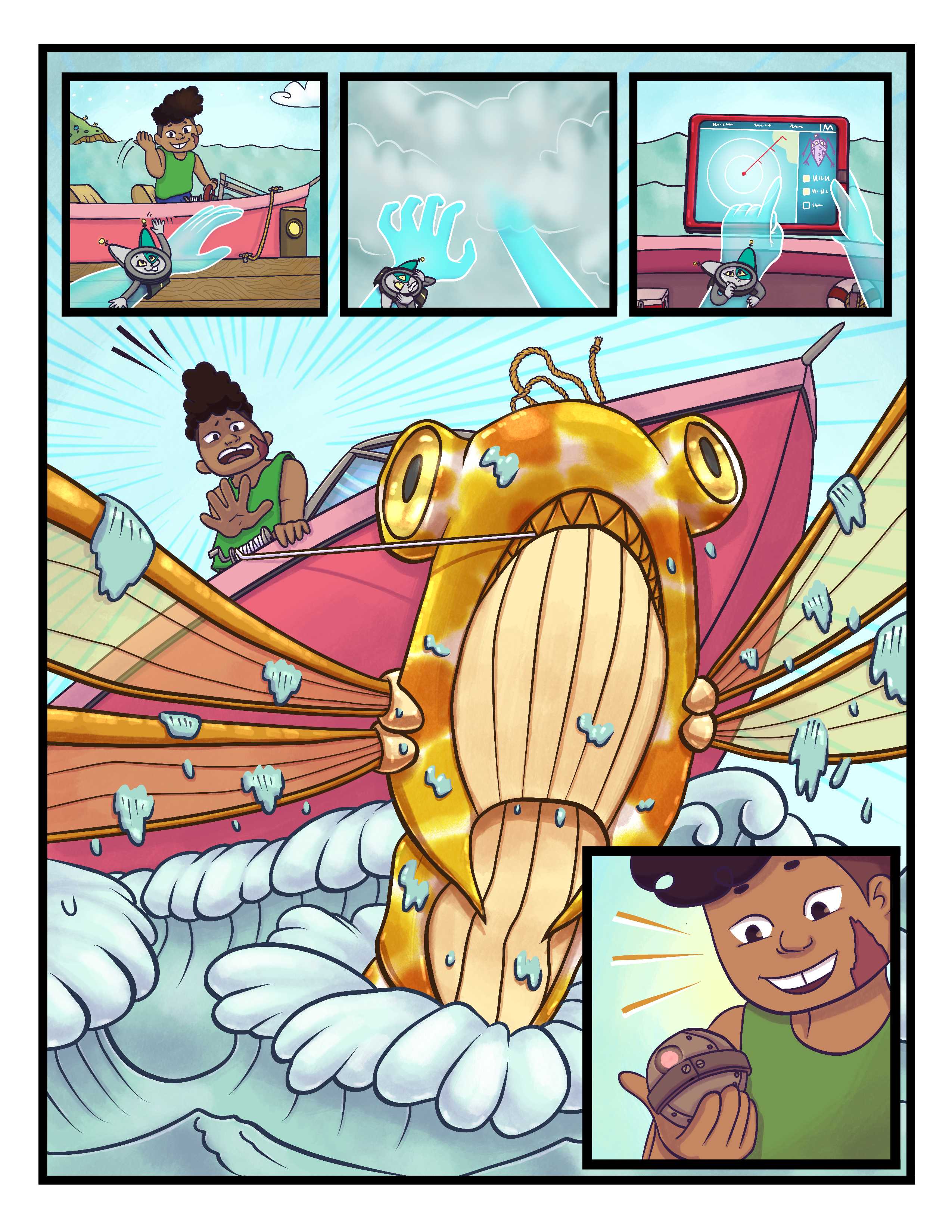 The device success version of the Docks comic page!